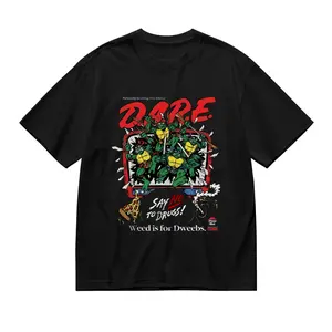 Retro DARE Ninja Turtles Graphic T-Shirt, 90s Nostalgia Tee
