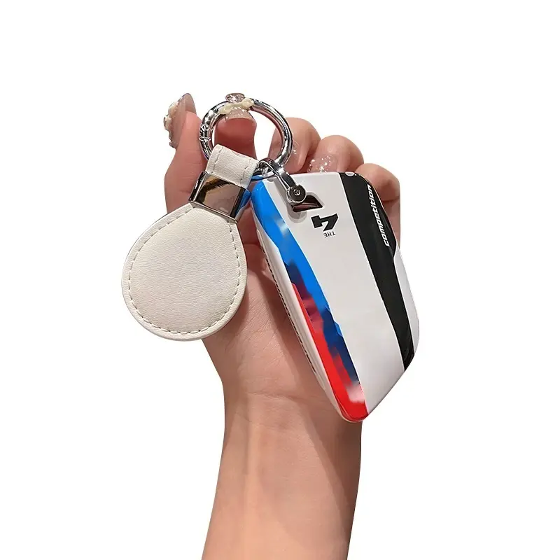 For BMW 4 Series Key Fob Cover Shell Case Keychain Keyless Entry Flip Key Fob Replacement cartoon  key  case keychain fit Keyless Entry  car  key  protective  case car key fob cover keyless entry key  protective  cover