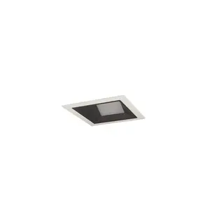 Nora Lighting Iolite MLS 1-Head Trim Kit, MPW Flange, Comfort Dim, 800lm, Black Wall Wash Trim NMIOT-11-MPW-W-CDX-10-B