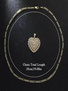 18K Gold Plated Heart Pendant - Valentine's Day Birthday Gift for Girlfriend Wife Anniversary Gift