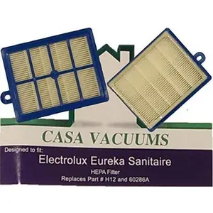 Electrolux H12 / Eureka Style HF-1 / Sanitaire H13 Washable & Reusable Hepa Filter, Compare To Part #'s EL020, EL012B,1130535-01 60286, 60286A & 60286Bby Casa Vacuums