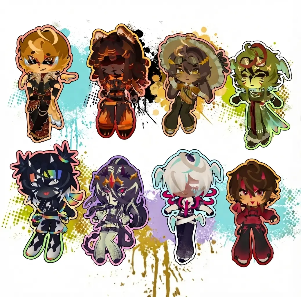 Unstable SMP Acrylic Keychain - Wemmbu, Lomedy, Theobaldthebird, Spokeishere, Flamefrags, Eggchan Keychains - Cute, Durable, And Perfect For Bags, Keys, Or Gifts. Great For Daily Use Or As Thoughtful Little Gifts For Your Friends And Yourself.