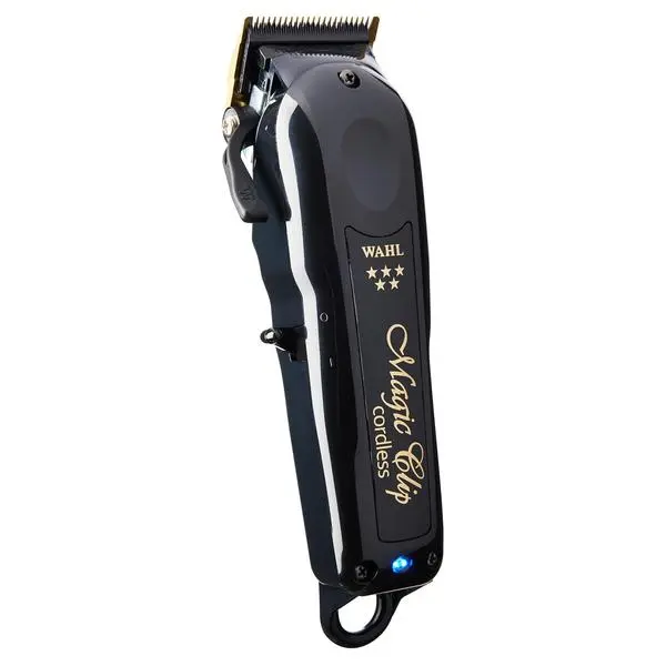Professional 5 Star Magic Clip Cordless Clipper, Stagger-Tooth Blade | Seamless Blends & Fades with 100+ Min Lithium-Ion Runtime, Includes 8 Cutting Guides, Oil & Cleaning Brush