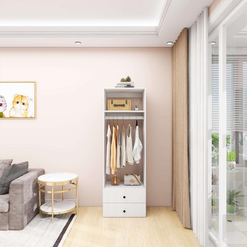2 Modular Wooden Closet System
