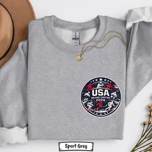 Winter 2026 Milano Cortina Shirt, Olympic Fan Tee, Sweatshirt USA Team
