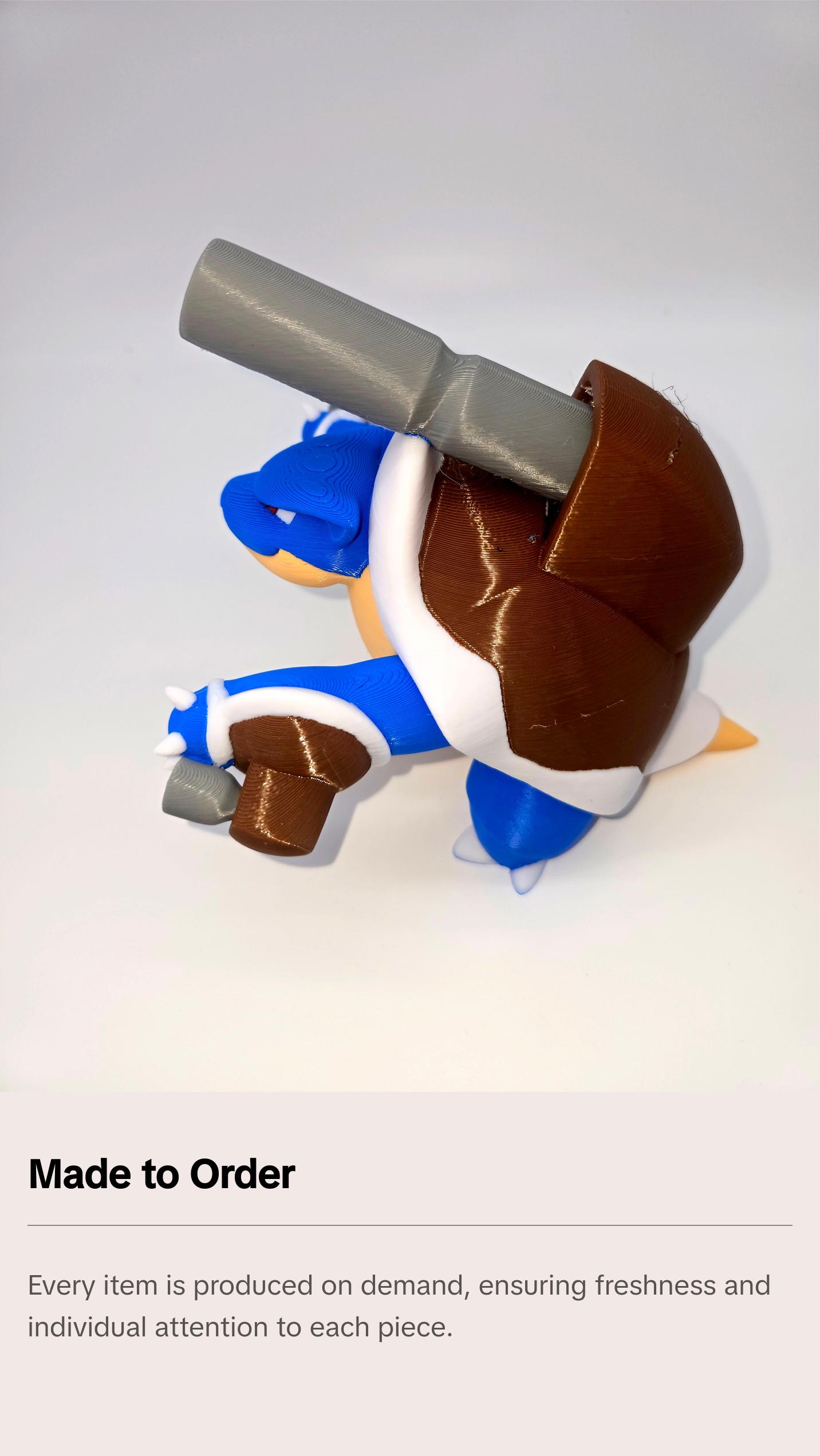 Mega Blastoise 3D Printed