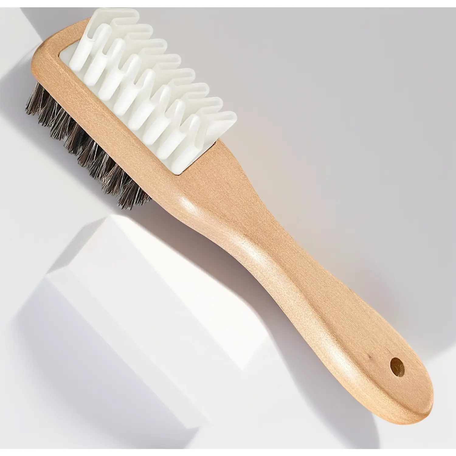 Suede & Nubuck Footwear Cleaning Kit - 3-Piece Set with Brass Bristle Brush, Crepe Brush & Eraser for Stain Removal and Nap Restoration, Removes Stubborn Stains, Restores Nap For Shoes