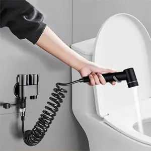 Handheld Bidet Sprayer with Double Outlet Valve, Modern Bidet Sprayer, Bidet Attachment for Toilet, Bathroom Accessories, Home Improvement Supplies