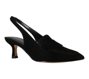 Pelle Moda Suede Slingback Pump - Keagen