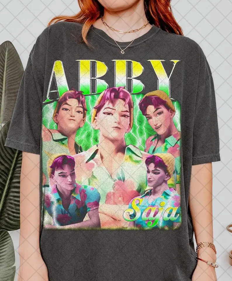 Comfort Colors Limited Abby Saja Vintage T-Shirt, Abby Saja Bootleg Fan Tee T-Shirt, Gift For Women and Man Unisex T-Shirt