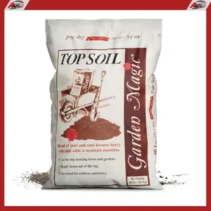 Michigan Peat 40 Pound Bag Garden Magic Organic Planting Potting Top Soil Blend Mix for Indoor and Outdoor Gardening and Landscapes, White