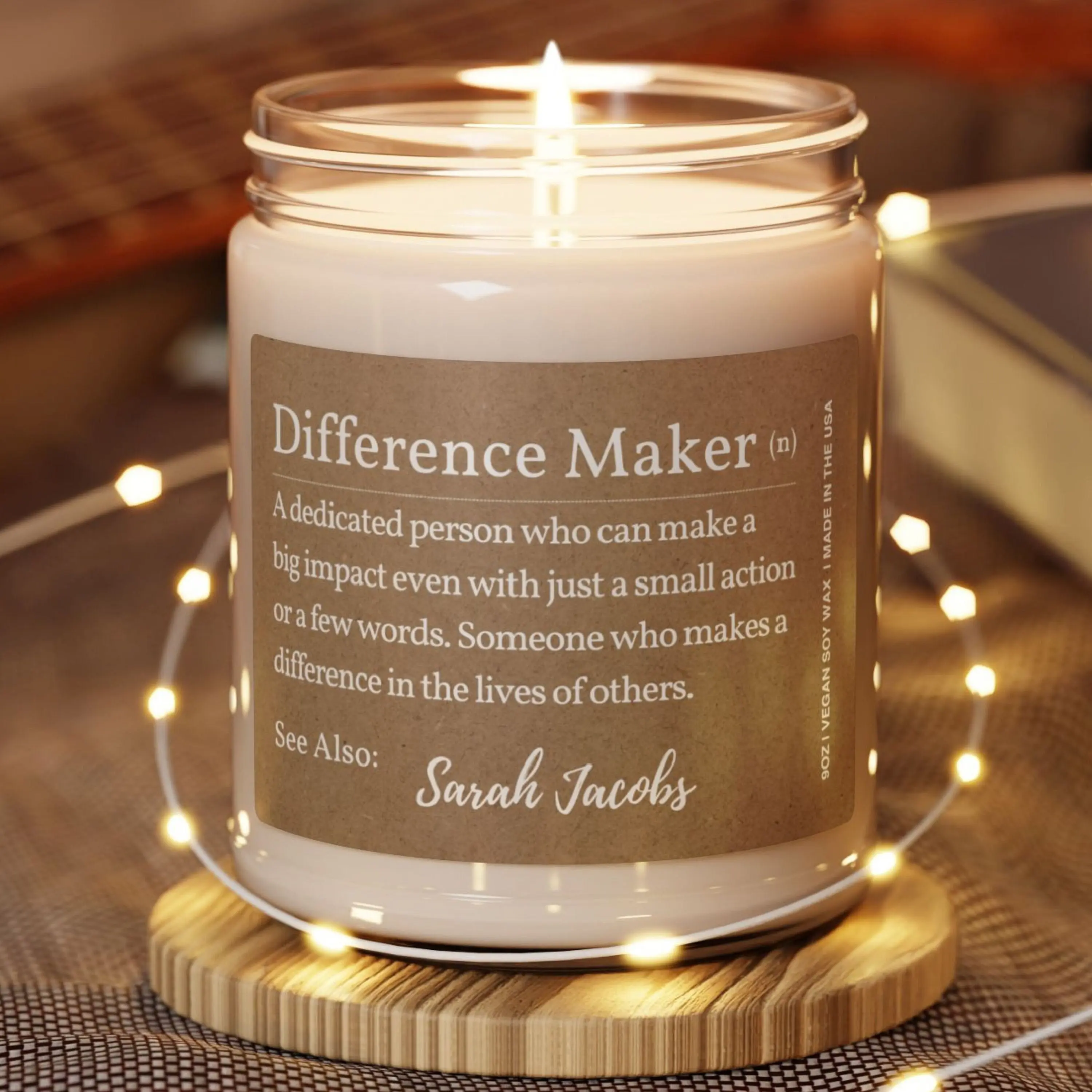 Difference Maker, Personalized Difference Maker Gift, Mentor Appreciation Gift, Leader Gift, Gift for Teacher, Thank You Gift, Leaving Gift=