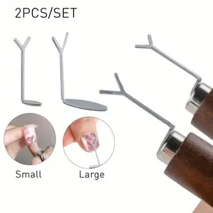 Nail art tools - Heart-shaped and cat-eye pattern magnets, used to achieve perfect nail art results, Nail Art Set