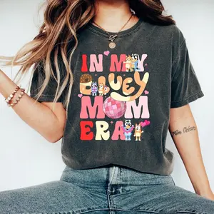 In My Bluey Mom Era Shirt, Bluey Cool Mom Club Shirt, Bluey Chilli Heeler Tshirt, Bluey Mom Shirt