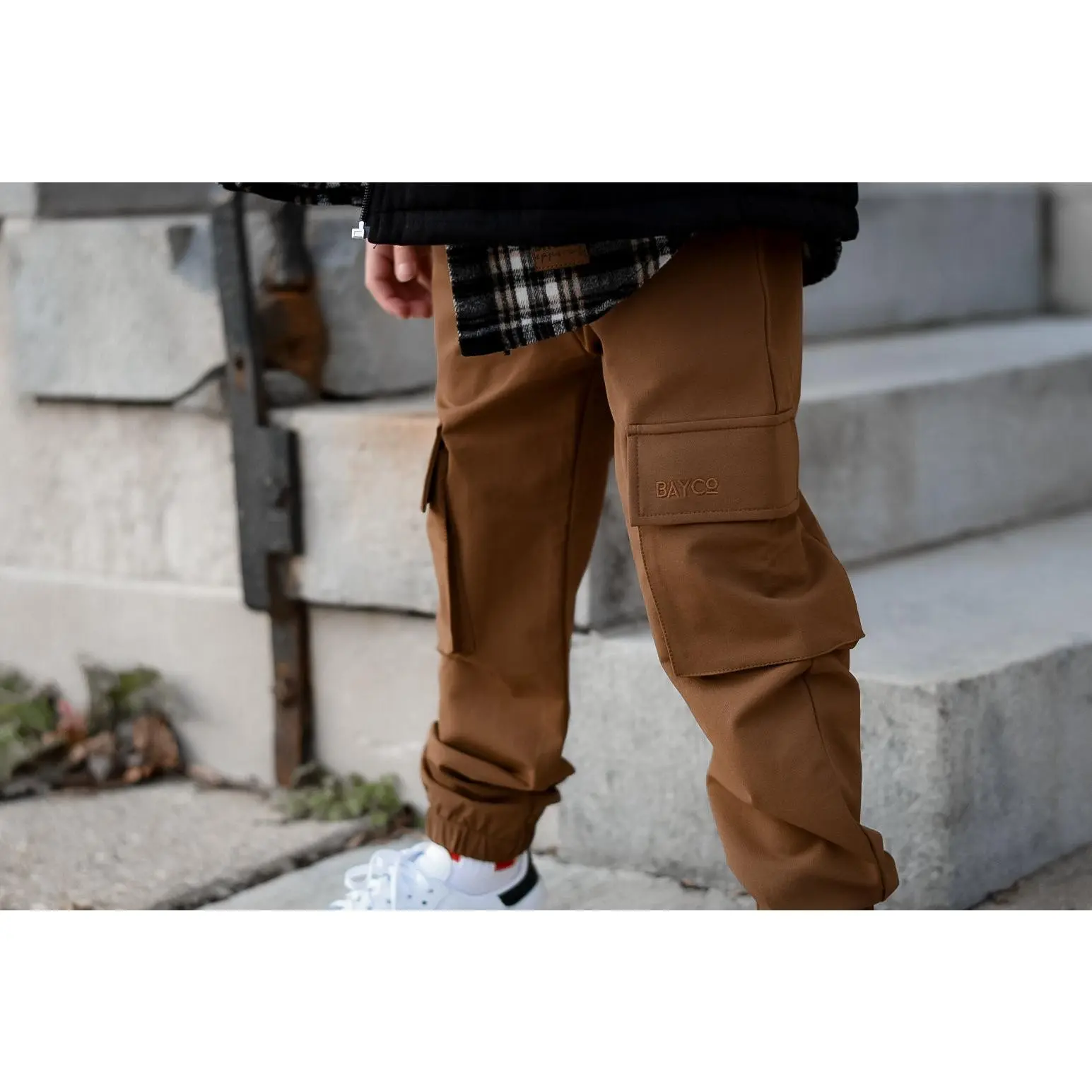 Cargo Cross-Stretch Chinos (Ginger)
