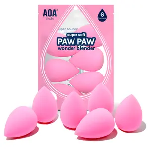 6pc Makeup Sponge Set Super Soft Flawless Base Blender Foundation Puff