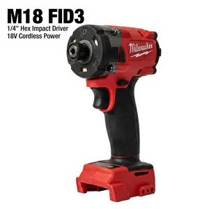 Milwaukee M18 FID3 1/4in Driver for Tight Spots with 300Nm Torque Cordless High-Torque