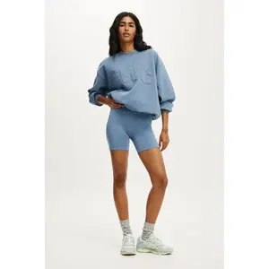 Cotton On Fleece Graphic Crew Sweatshirt