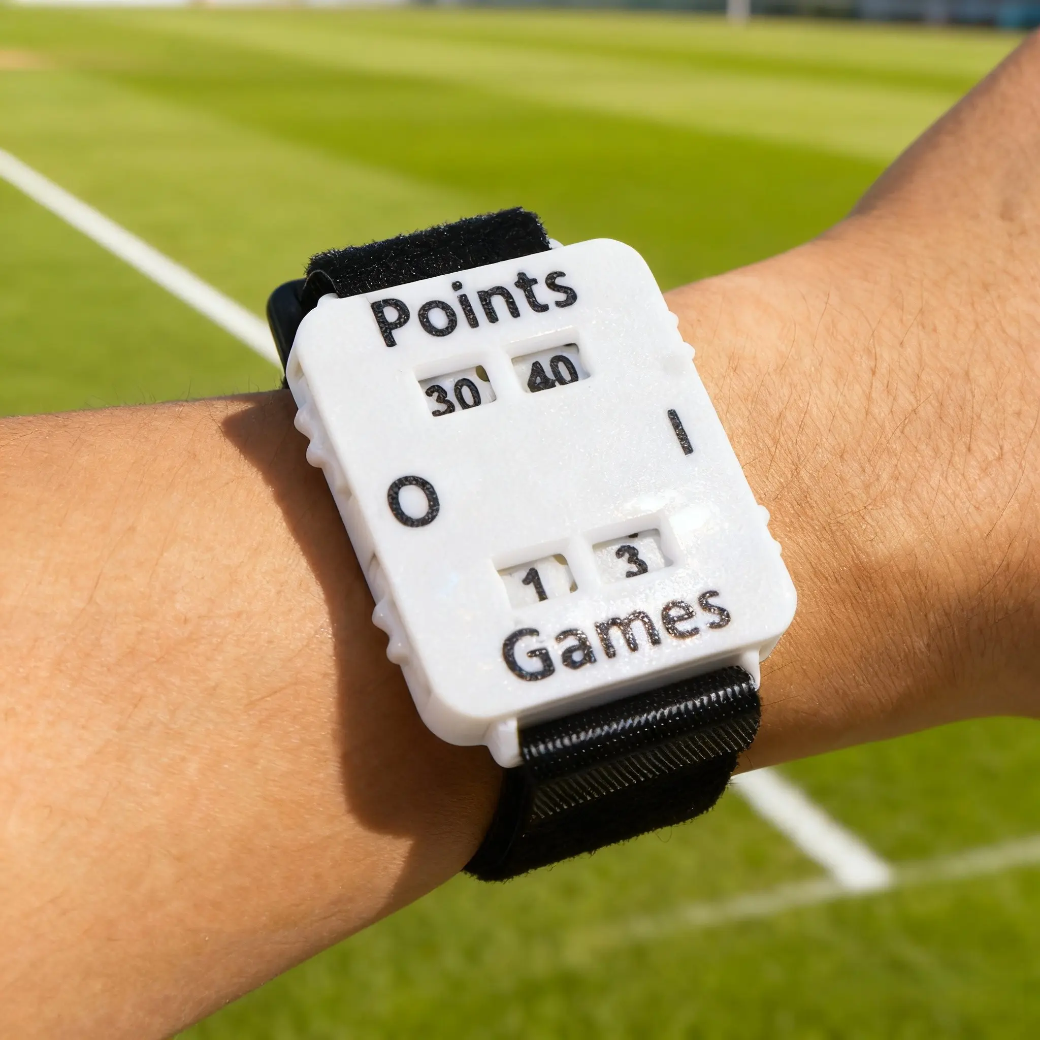 Wristband cricket/tennis scorer, padel scorer, easily record scores, say goodbye to memory, portable Sport padel scorer, padel supplies