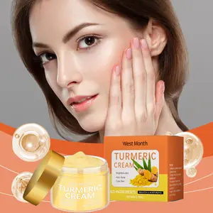 Turmeric Moisturizing Face Cream 50g - Moisturizes Skin - Alcohol-Free, Hydrating Skincare - Hydrate all skin types, alcohol - free, hydrates. Moisturizers Skincare