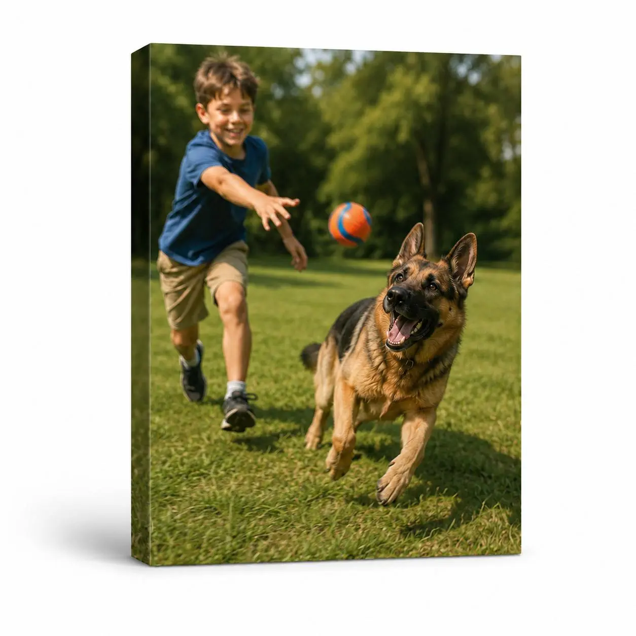 DIY Personalized Custom Canvas Prints Photo on Canvas Framed Wall Art Digitally Printed Picture Canvas for Home Decor Family Gifts Wedding Anniversary Keepsakes