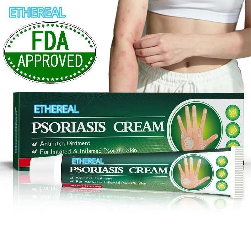 Herbal Soothing Cream for Eczema, Psoriasis, and Dermatitis Relief | Herbal Blend Ointment with Deep Moisture for Dry, Itchy, Sensitive Skin | Safe for All Ages, 20g
