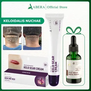 Abera Kelo Scar Cream for Acne Keloidalis Nuchae (AKN) – Scar Flattening Cream for Back of Neck Bumps, Raised Keloid Scars & Thick Neck Skin (0.7 Oz)