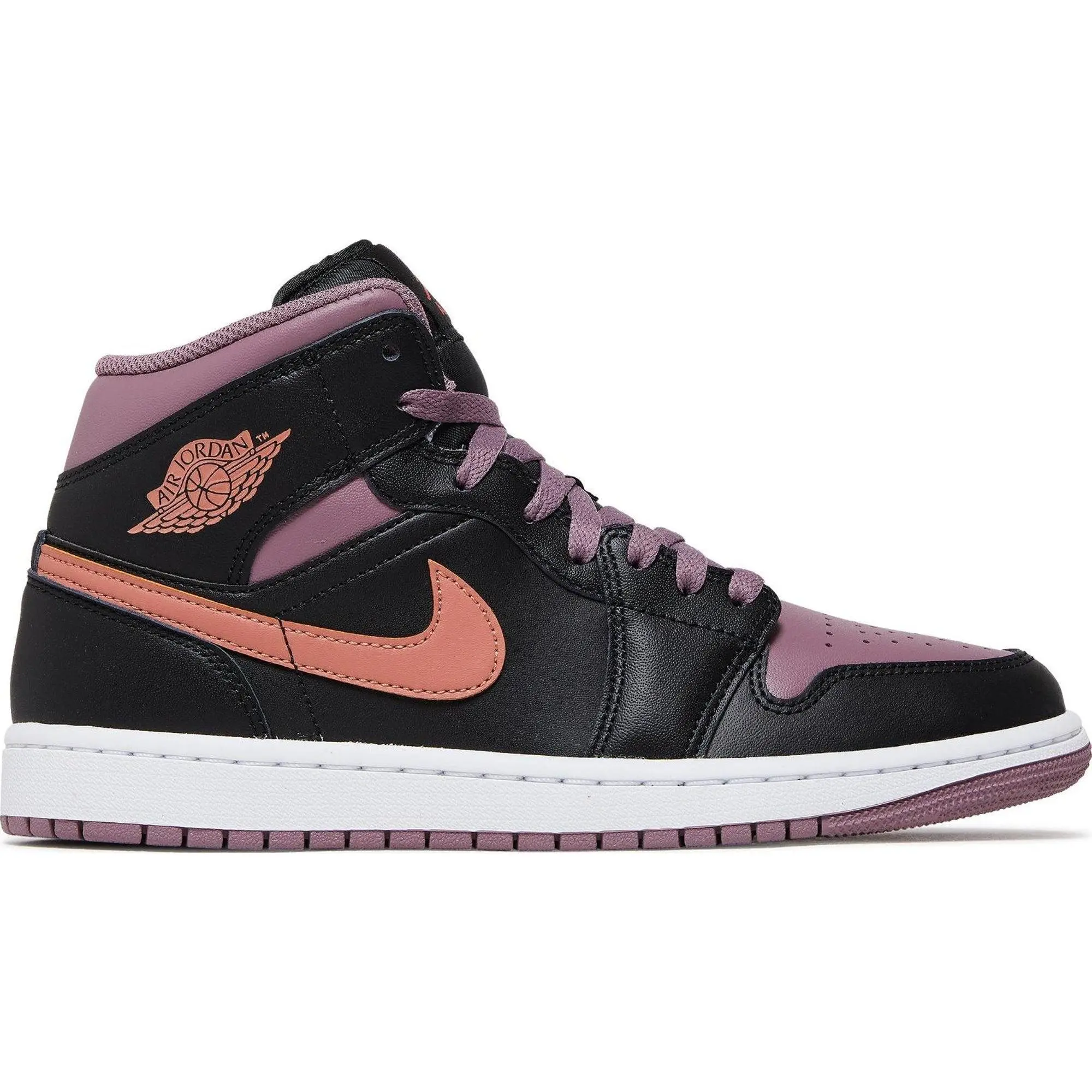 [FB9911-008] Mens Air Jordan Retro 1 Mid SE 'Black Sky J Mauve'