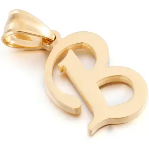 Jstyle  Alphabet Letter Pendant - Personalized Initial Necklaces for Versatile Styling