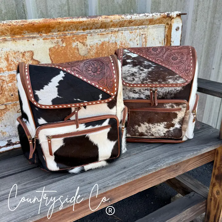 Mesa Cowhide Conceal Carry Backpack Laptop Bag