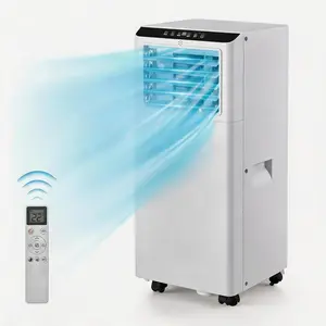 8,000 BTU Portable Air Conditioners with LED Remote Control Cools Up to 350 Sq.Ft, 3-In-1 Portable AC Unit With Dehumidifier, Fan Room Air Conditioner Portable for Bedroom, Living Room, Office
