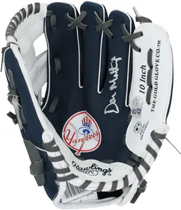 Don Mattingly New York Yankees Autographed Rawlings 10" Collectible Team Logo Glove - Fanatics Authentic Certified