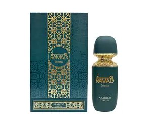 Arabiyat Prestige Ramad Oriental Vanilla EDP Spray, 3.4 fl oz Unisex Gourmand-Amber Vanilla-Aromatic Citrusy Scented Fragrance (3.0 to 5.9 fl. oz. Range)