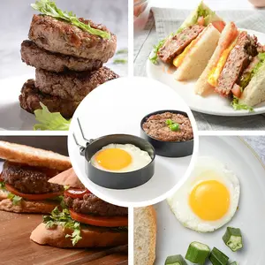 Non Stick Thickened Stainless Steel Egg ,Hamburguer Fryer