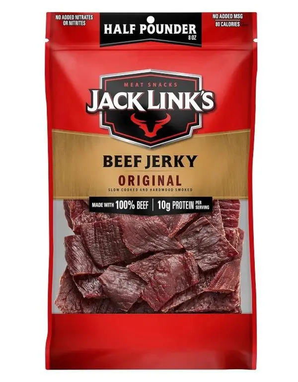 fuego jerky el ranchito jerky fuego beef jerky Half Pounder Large Jerky Bag –  Meat Snack,  Made with 100% Beef, Keto, Paleo & Carnivore Diet Ready