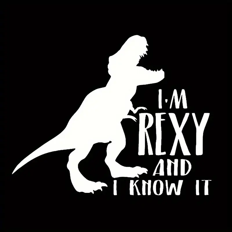 a dinosaur car sticker, laptop water bottle, car paint, window wall cup, toolbox, guitar, scooter sticker, car accessories, Car Decal
