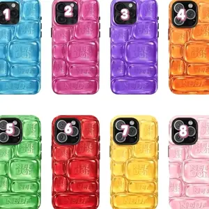 NeeDoh Cool Crush Ice Cube 2D Flat Phone Case, Compatible with iPhone