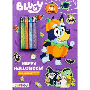 Bluey Colortivity: Happy Halloween! -- Grace Baranowski - Paperback