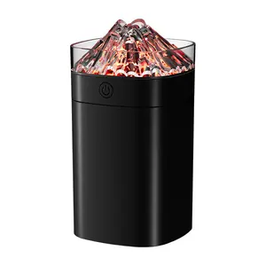 7-Color Volcano Humidifier, Small Ultra Large Mist Spray Air Humidifier for Bedroom Home Office Desktop