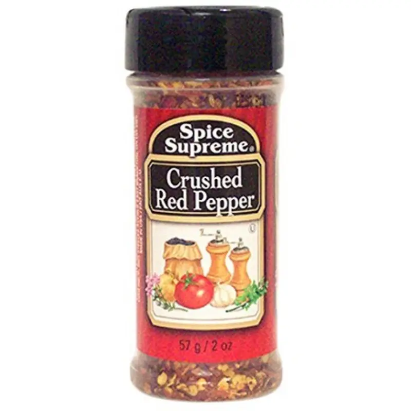 6x Spice Supreme Crushed Red Pepper Seasoning | Premium Cooking Spice Blend for Pizza & Pasta | 2oz