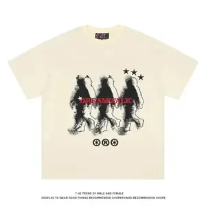 Men Graphic T-Shirts Oversized Cotton Summer Korean Fashion Y2K Streetwear Tops Short Sleeve Tees Pulovers Aesthetic Clothing
