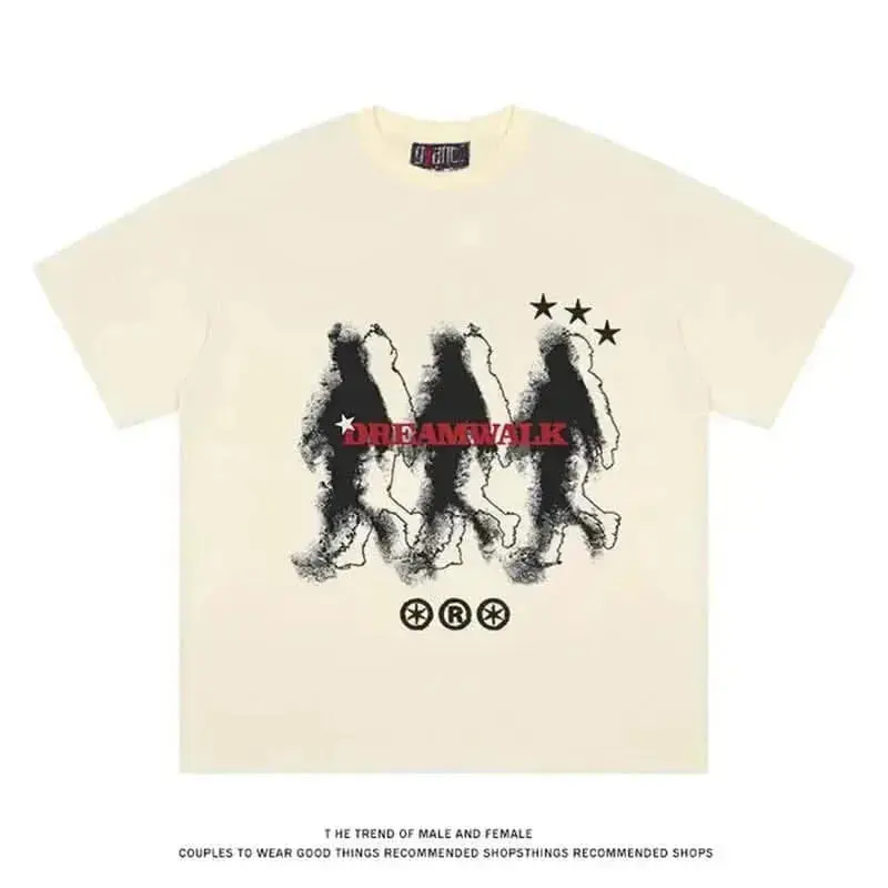 Men Graphic T-Shirts Oversized Cotton Summer Korean Fashion Y2K Streetwear Tops Short Sleeve Tees Pulovers Aesthetic Clothing