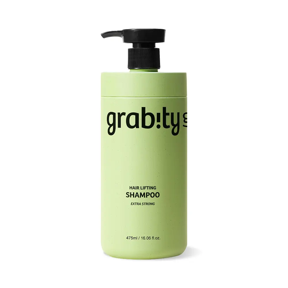 Grabity Hair Lifting Shampoo Extra Strong 475 ml - Root Lifting, Weightless Volume, Reduces Hair Loss, Vegan & Cruelty-Free, 40% Volume Boost, 48 Hours Lasting