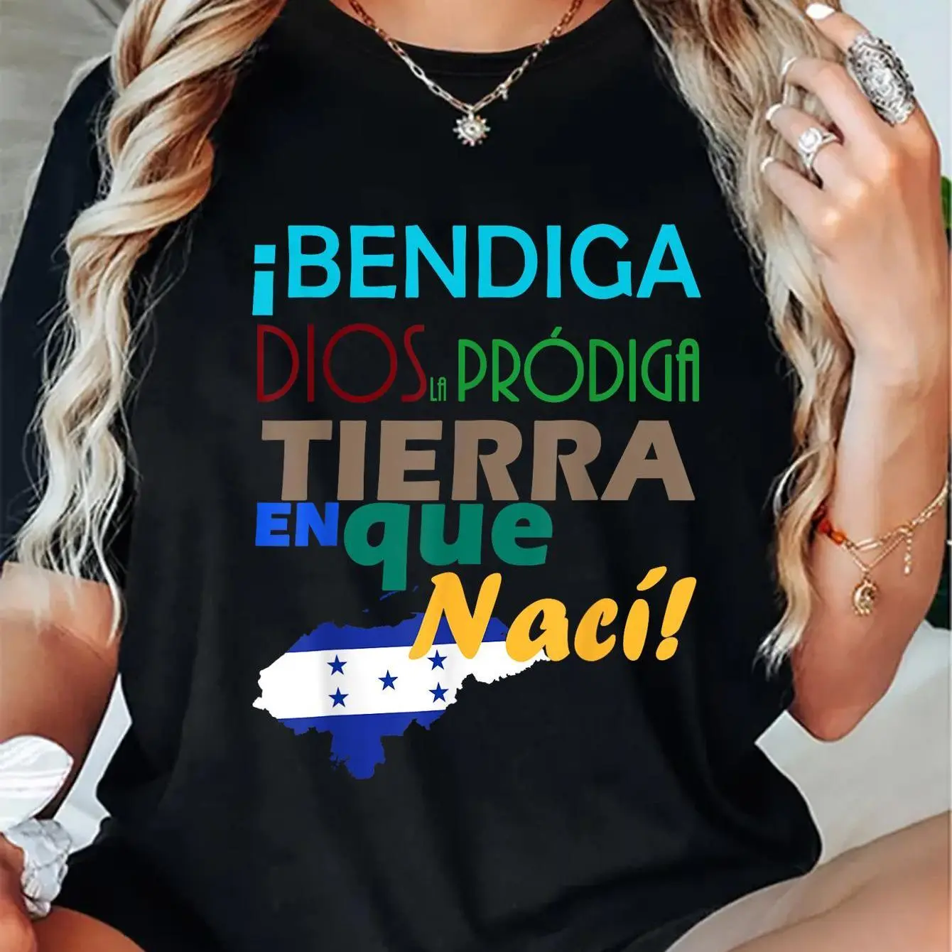 100% Cotton Honduras Bless God T-Shirt