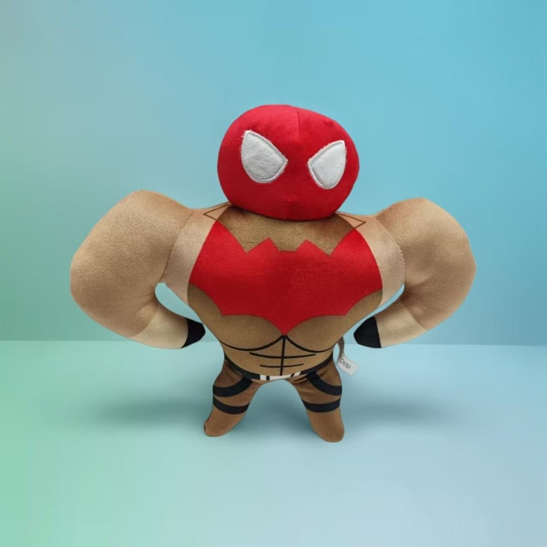 Chubby Fat Jason Todd Plush 20cm, Soft Squishy Hero Stuffed Doll, Adorable Collectible Plushie Toy, Stress Relief Gift for Kids and Adult Fans