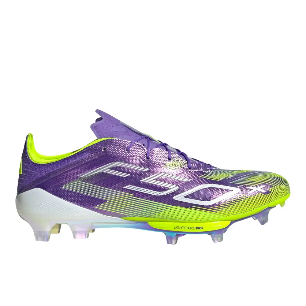 adidas Mens F50+ Firm Ground Soccer Cleats - Purple adidas Mens F50+ Firm Ground Soccer Cleats - Purple