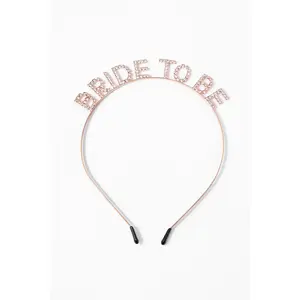 Small BRIDE TO BE Rhinestone Headband