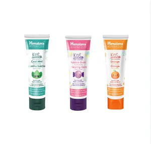 Himalaya Botanique Kids Toothpaste, Herbal, Fights Plaque, Fluoride Free, Gentle, No Artificial Flavors or Colors, SLS Free, Gluten Free, Cruelty Free, Vegan, Foaming, 4 Oz, 1 Pack