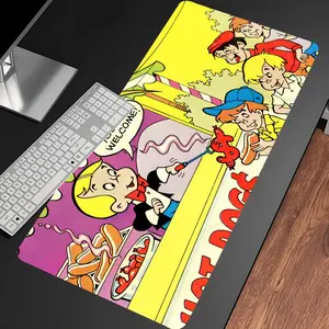 Cartoon Richie Rich Mouse Pad Tool Mat HD Printing Computer Gamers Locking Edge Non-slip Mause Pads Keyboard PC Desk Pad
