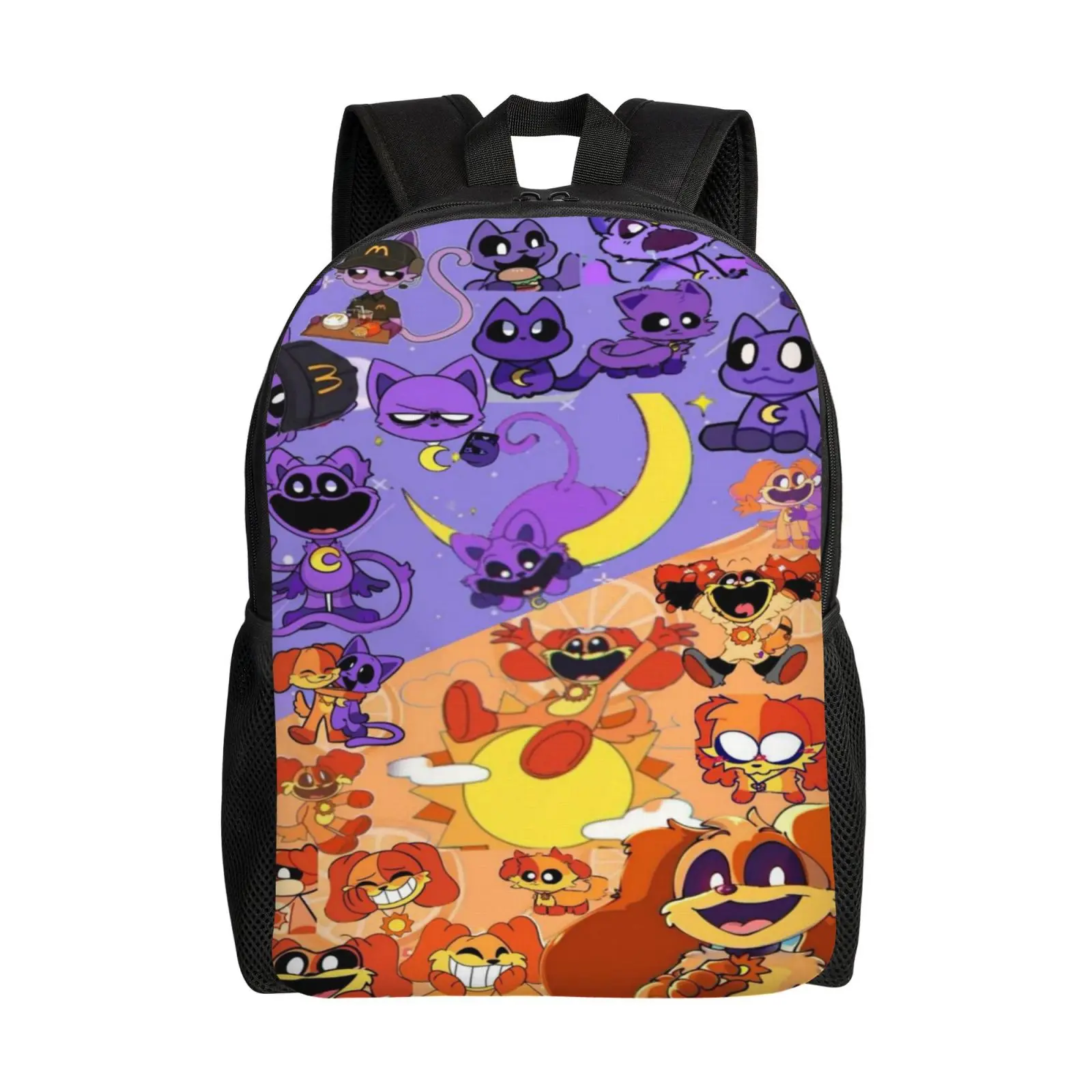 Catnap Dogday Backpack Student School Bag Hiking Trip Use 17 Inch Laptop Notebook Bag For Boys And Girls Students